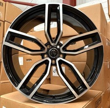 18" Audi A3 & S3 2003-2025 Gloss Black/Diamond Cut RS3 Design 8j Alloy Wheels X4