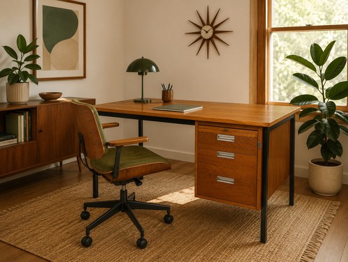 1970s retro teak mid century - 1970s,