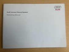 AUDI CONCERT SOUND SYSTEM