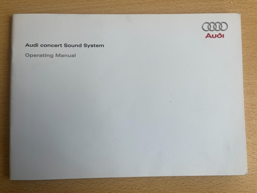 Audi concert sound system - audi,
