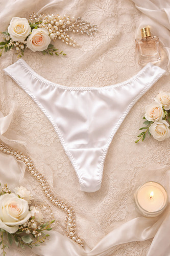 Womens white wedding underwear - womens,