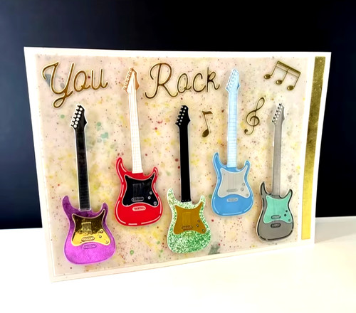 Guitar metal cutting - metal, die