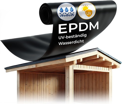 10m rubber roofing - 10m²,