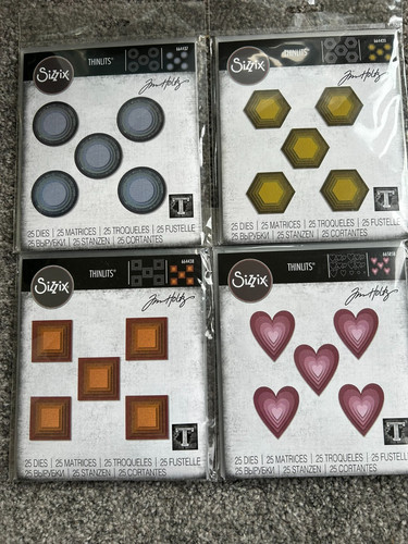Sizzix thinlits stacked - thinlits, tiles