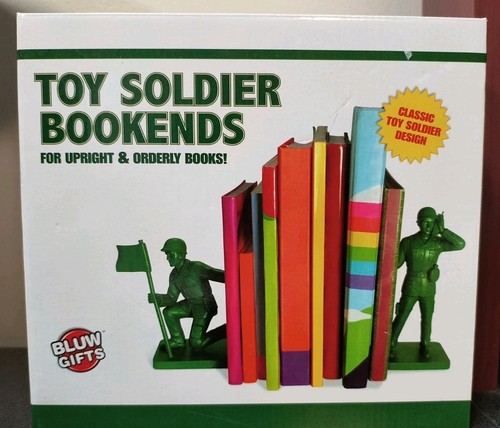 Toy soldier bookends - soldier, 7”