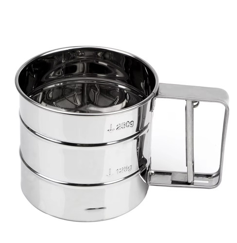 Stainless steel sieve cup - stainless,