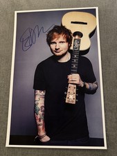 ED SHEERAN Signed Poster 11x17