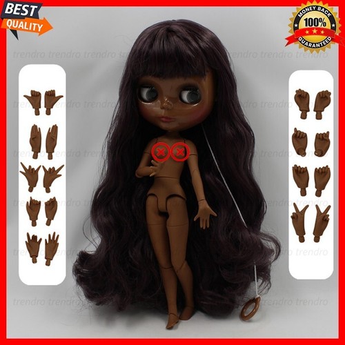 Blythe doll nude - nude, black
