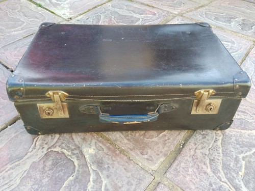Vintage suitcase black - vintage,