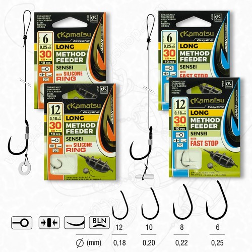 Carp feeder barbless hook - feeder,