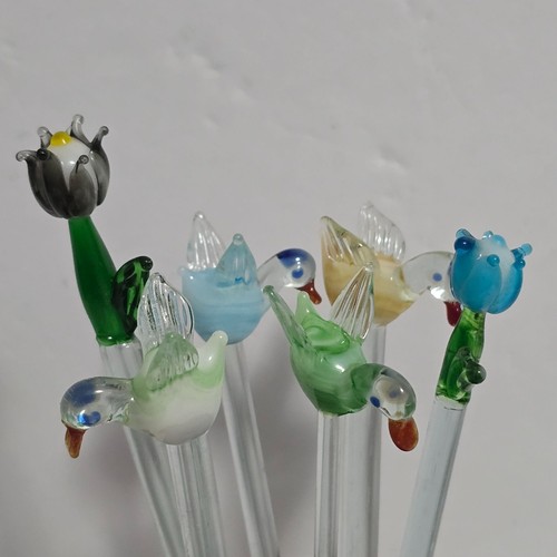 Vtg lot bird flower - vtg,