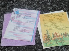Blue Mountain relationship cards with envelopes