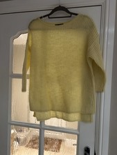 Zara Ladies Yellow Knit Jumper