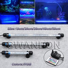 Submersible LED Light Bar Lamp In Hood 5050 SMD RGB Color for Aquarium Fish Tank