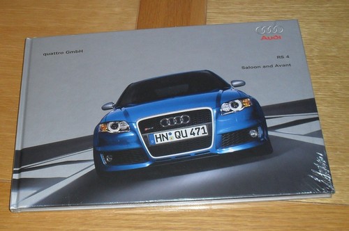 Audi rs4 hardback brochure - hardback,
