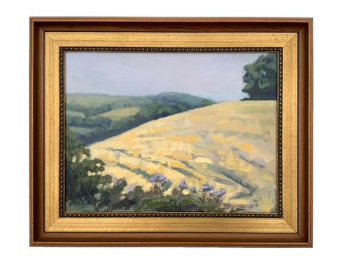 Vintage oil landscape - vintage,