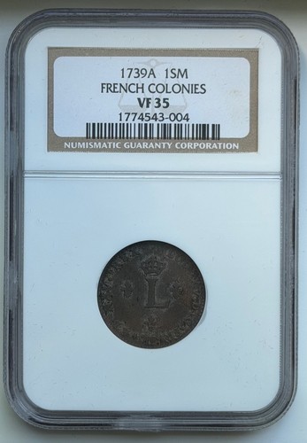 1739 french colonies - 1739-a, sou