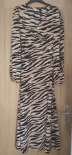 NWT Brown Animal Print Midi