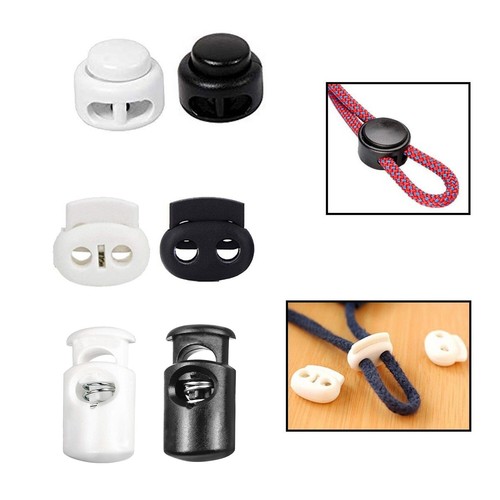 Toggle cord stopper locks end - cord,