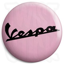 Vespa Classic Logo - Button
