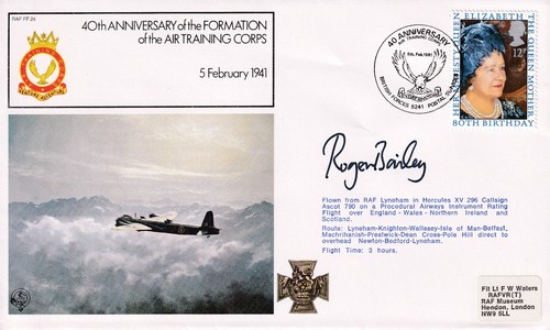 C130 xv296 flown - flown, cover