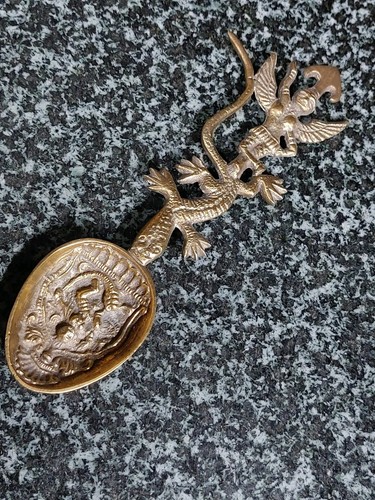 Vintage brass indian deity - brass,