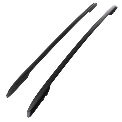Aluminium black roof rails - black,