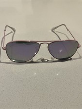 Genuine Ladies Childs Junior Ray-Ban Pink Aviator Sunglasses RB9506S