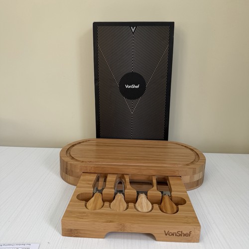 Vonshef bamboo cheese board - vonshef,