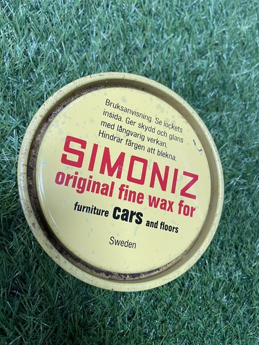 Vintage simoniz car polish tin - vintage,