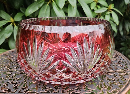 Large bohemian cranberry red - cranberry,