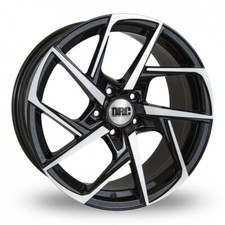 4X VW Beetle 2011 to 2018 Alloy Wheels & Tyres - 18" DRC DVX Black/Polished Face