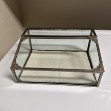 Antique small tin slanted