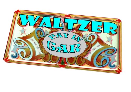 Waltzer fairground sign - waltzer,