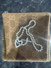 Gucci Sterling Silver Heart
