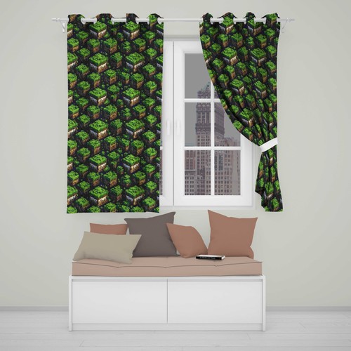 Blackout eyelet curtains - blackout,