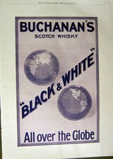 Old Antique Print 1912