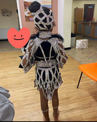 Girls silver sequin disco - girls,