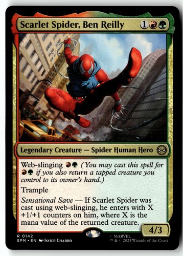 Mtg scarlet spider ben - spider,, reilly
