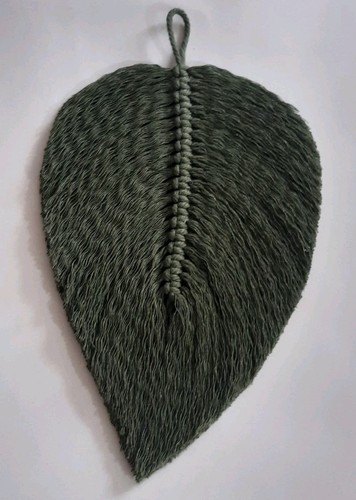 Macrame wall hanging feather - macrame,