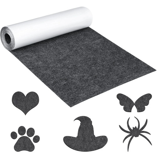 Sticky back felt - back, dark