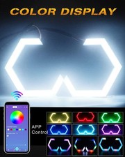 COB LED Hexagon Angel Eyes RGB
