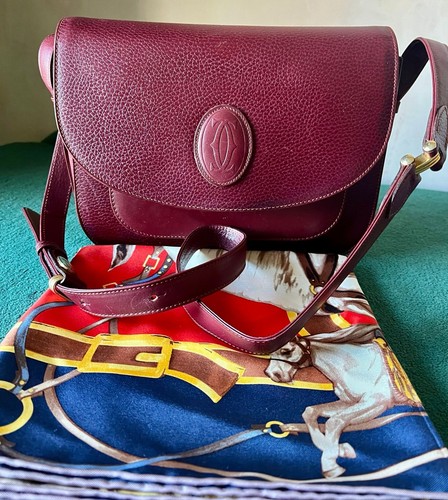 Authentic cartier red leather - cartier,