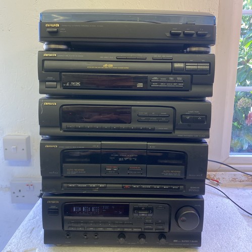 Aiwa stereo 1995 hifi stack - aiwa,