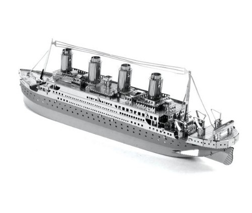Titanic metal puzzle - metal, model