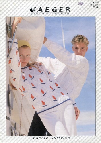 Jaeger 6331 unisex sweaters - jaeger,