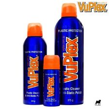 VuPlex Anti-Static Plastic Glass Spray Cleaner & Polish Caravans Cars Boats