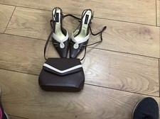 Jacques Vert Purple  Shoes Size 39 + Bag 2 Piece