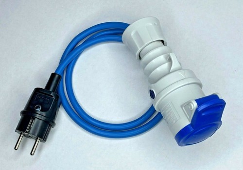 Ip44 european plug blue - ip44,