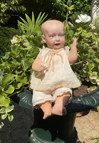 Antique character baby - character, open